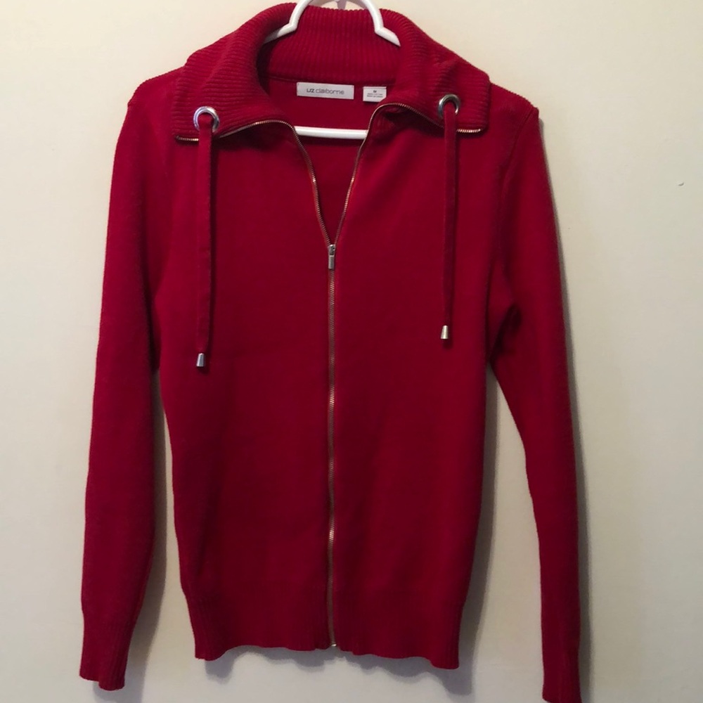 LIZ CLAIBORNE Red Sweater